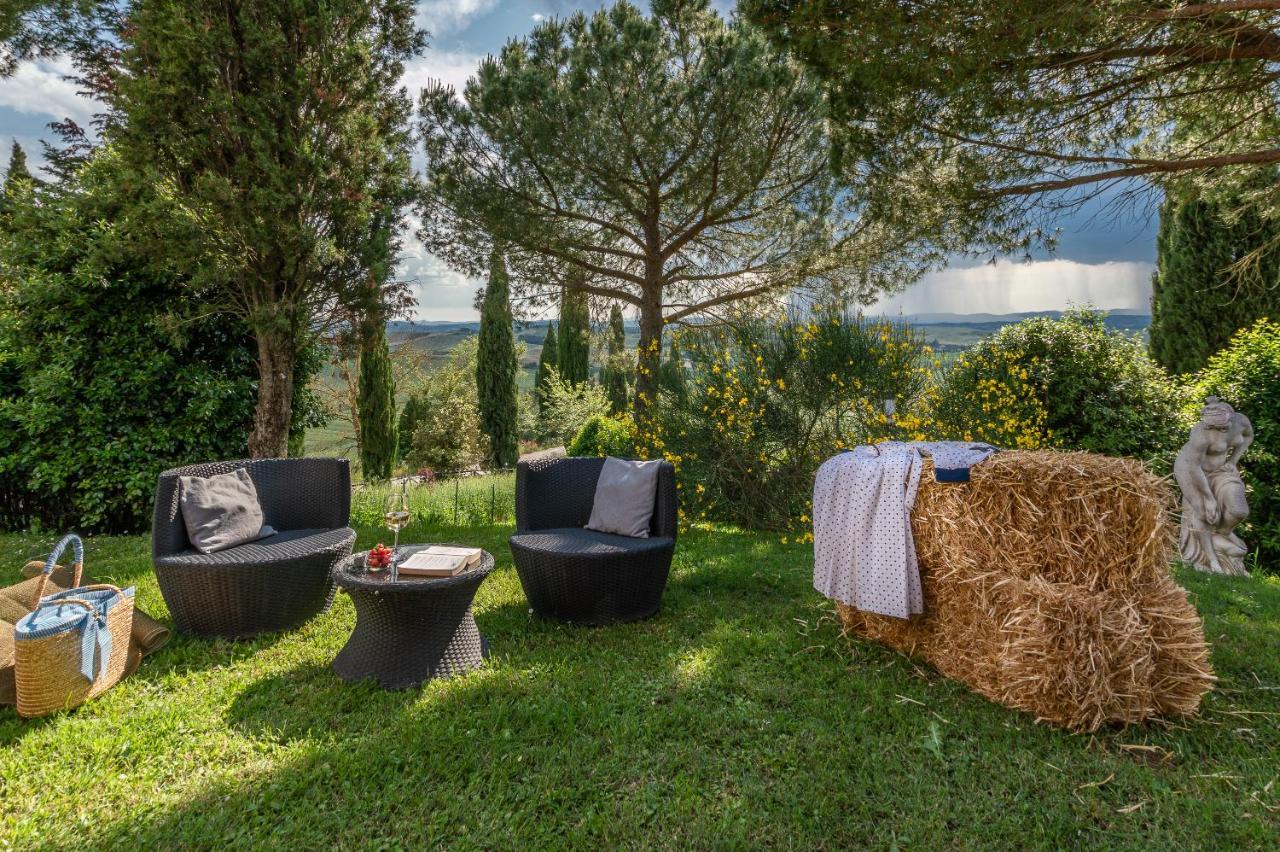 Tuscany Balcony: Crete Senesi Casetta Eksteriør bilde
