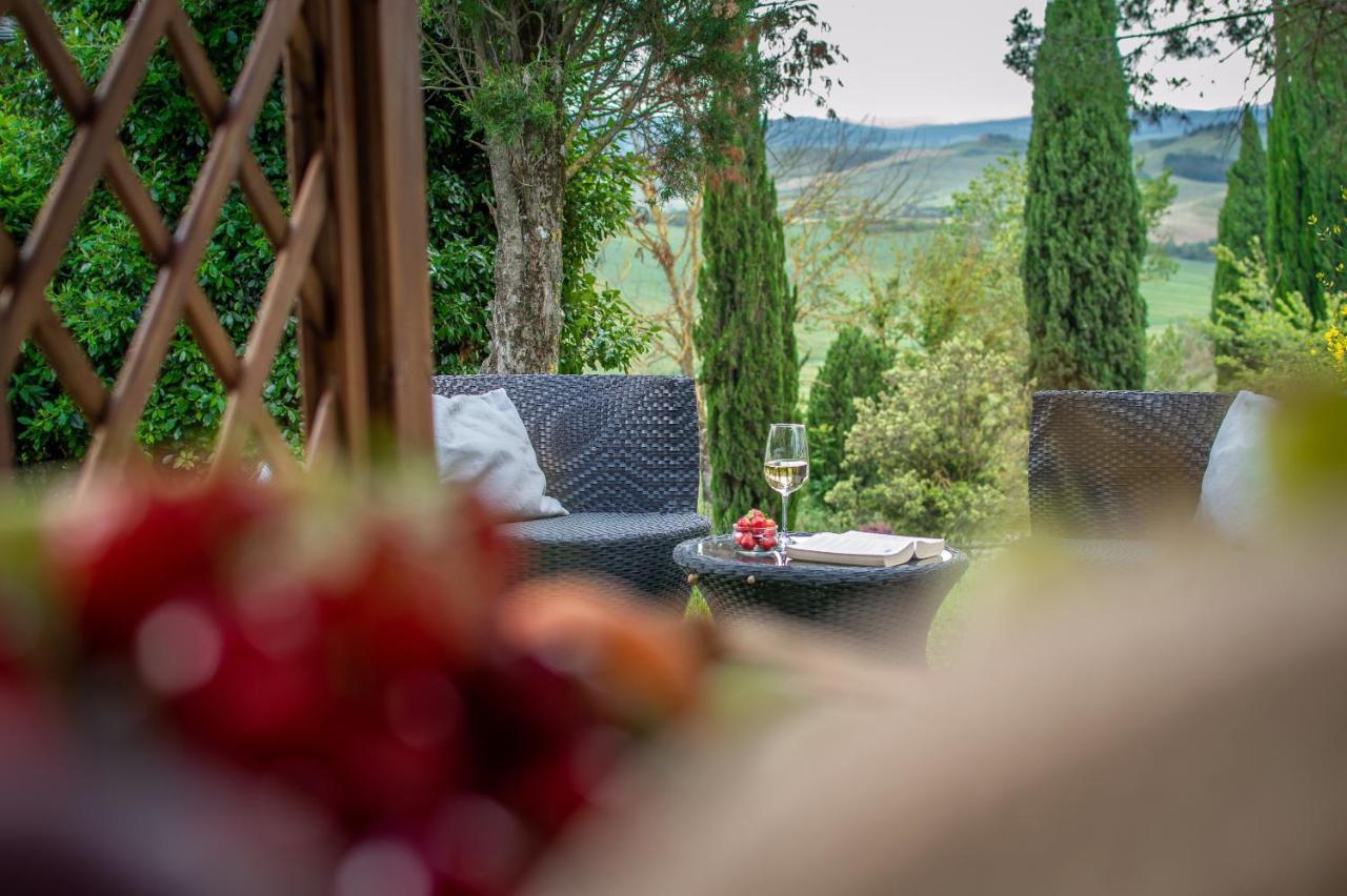 Tuscany Balcony: Crete Senesi Casetta Eksteriør bilde