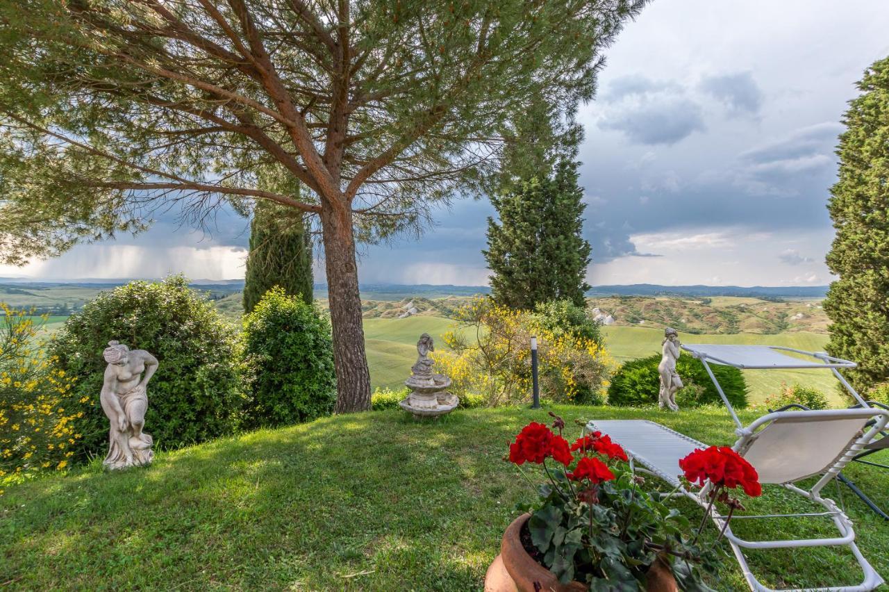 Tuscany Balcony: Crete Senesi Casetta Eksteriør bilde