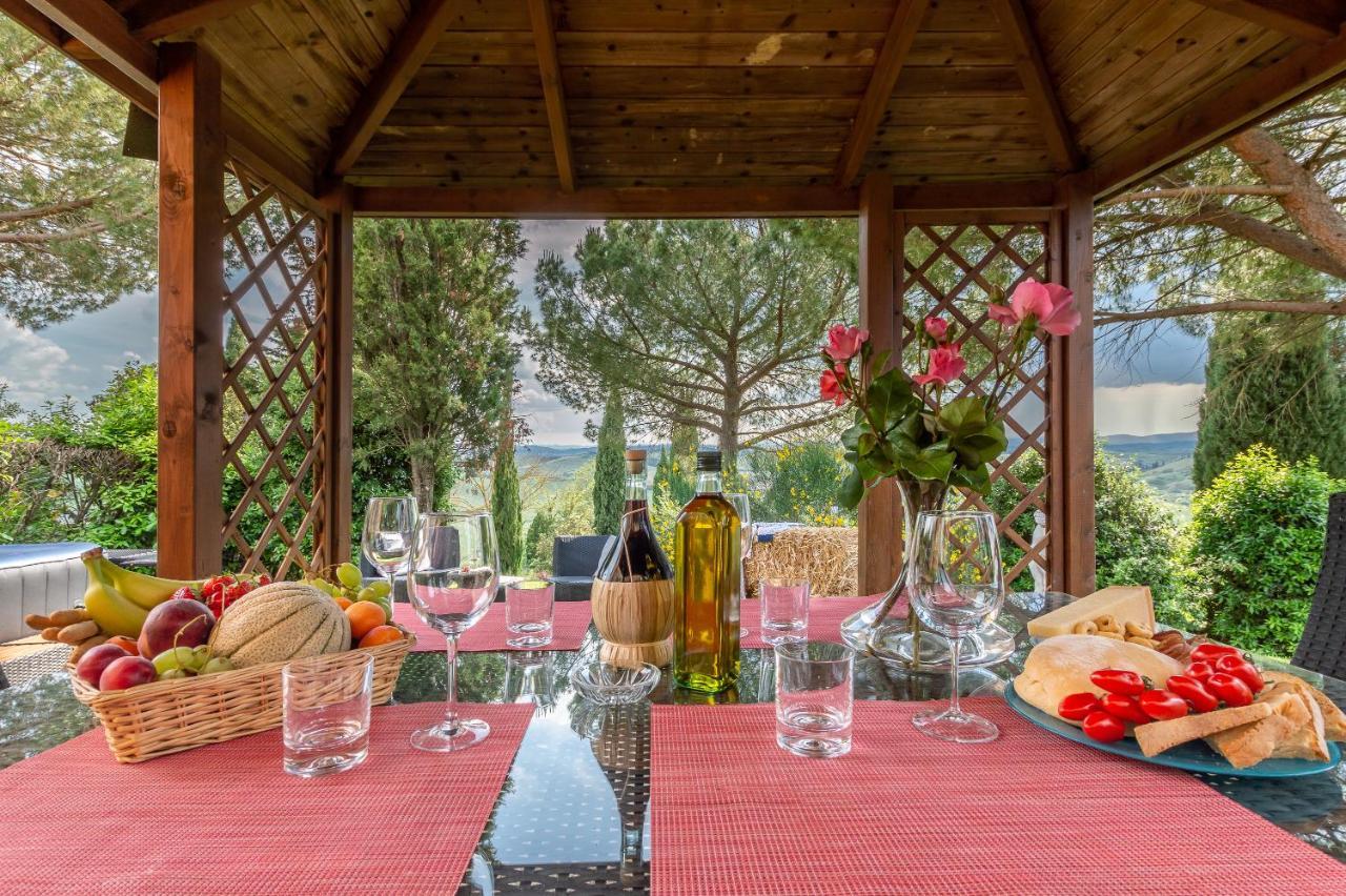 Tuscany Balcony: Crete Senesi Casetta Eksteriør bilde