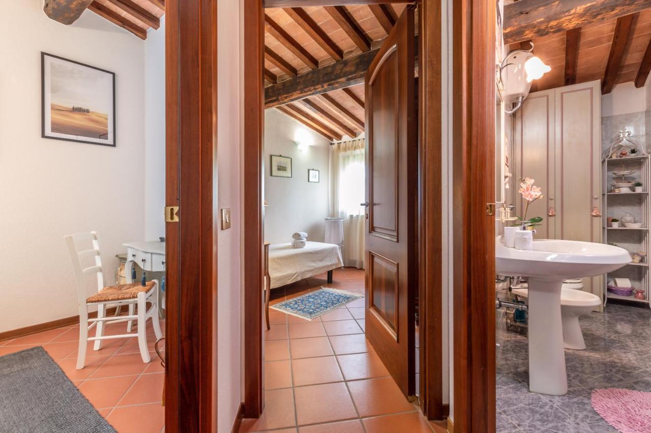 Tuscany Balcony: Crete Senesi Casetta Eksteriør bilde
