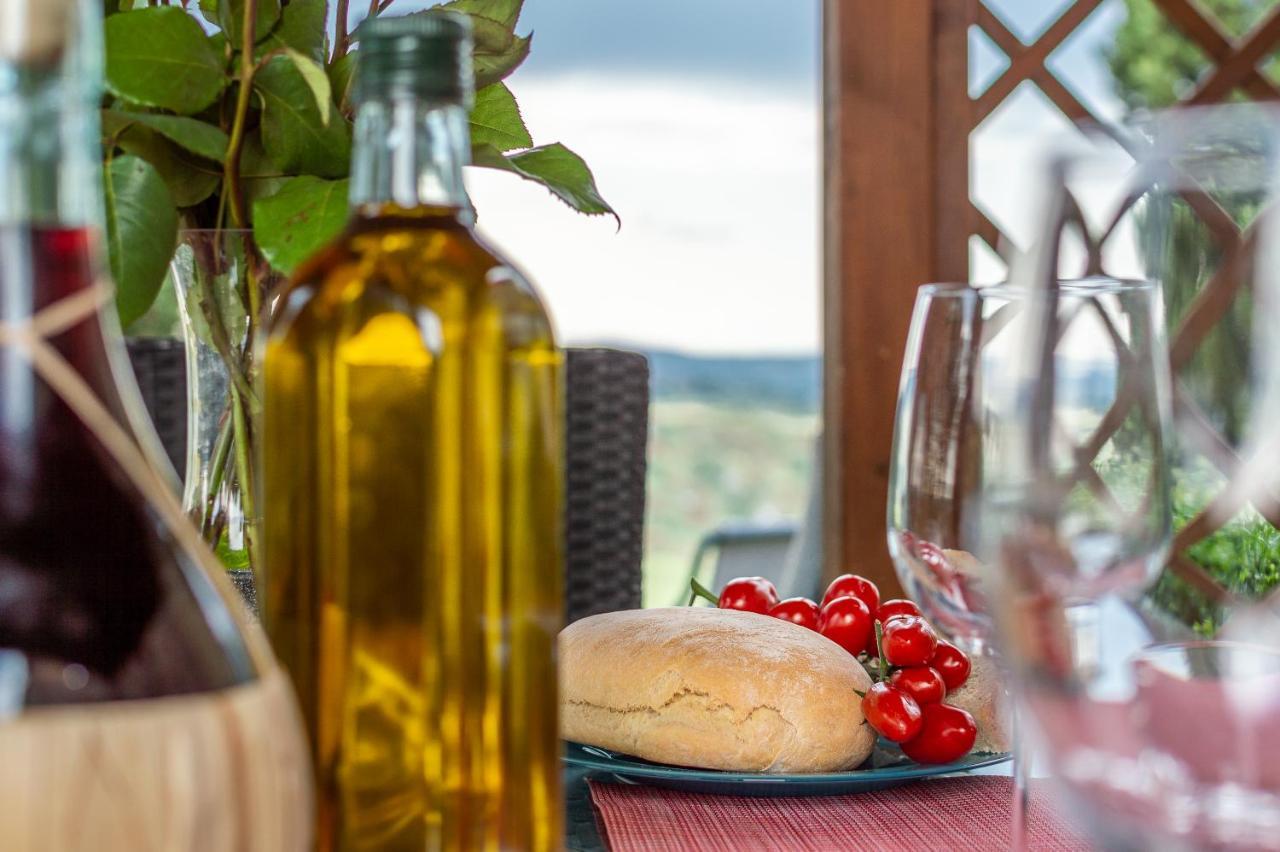 Tuscany Balcony: Crete Senesi Casetta Eksteriør bilde