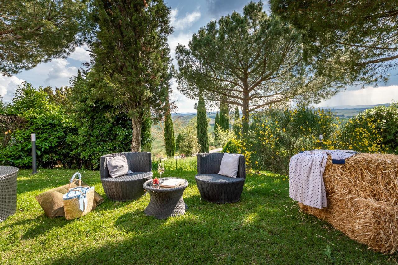 Tuscany Balcony: Crete Senesi Casetta Eksteriør bilde