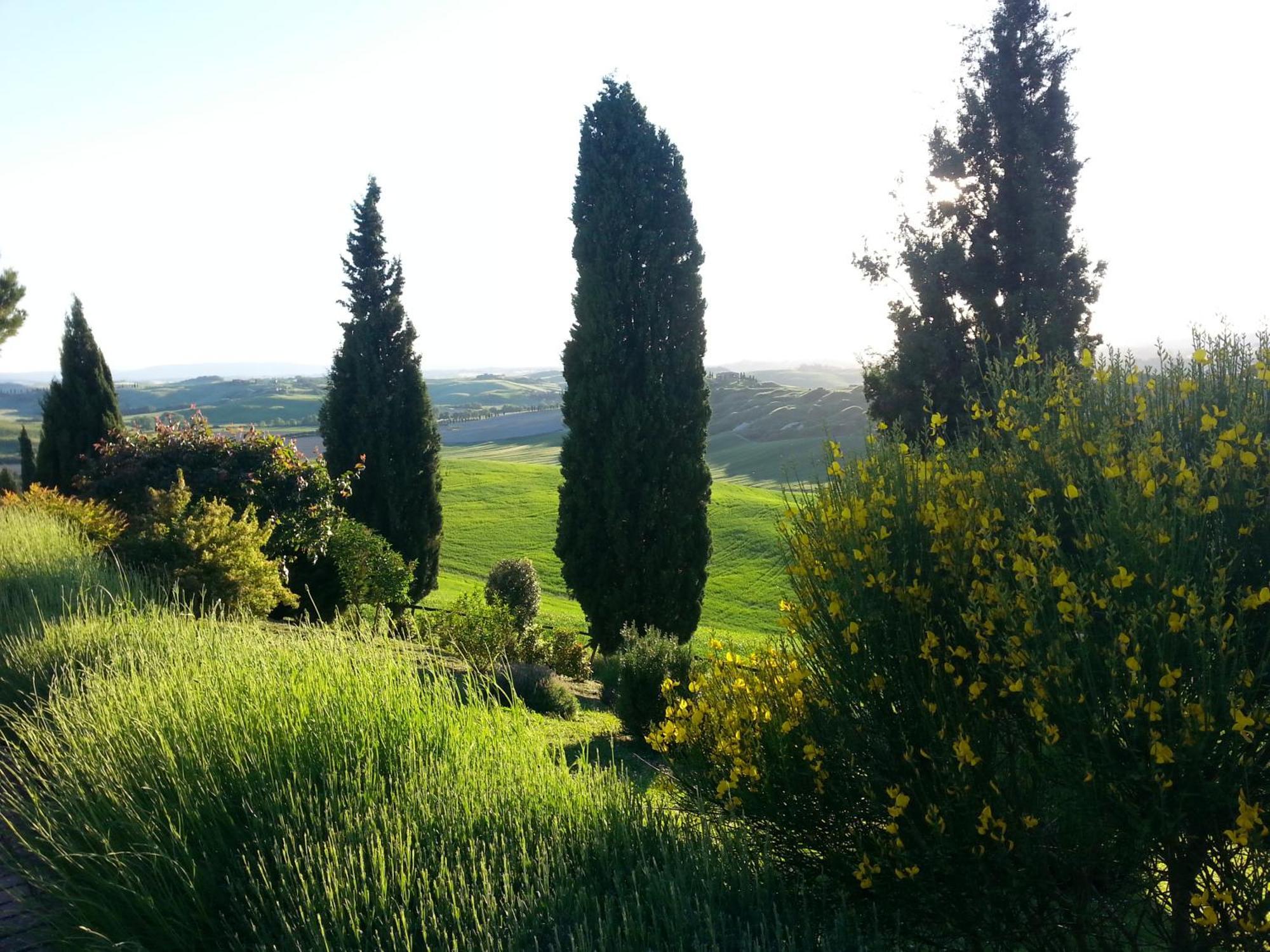 Tuscany Balcony: Crete Senesi Casetta Eksteriør bilde