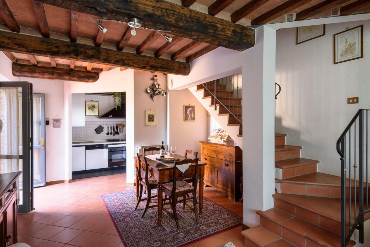 Tuscany Balcony: Crete Senesi Casetta Eksteriør bilde