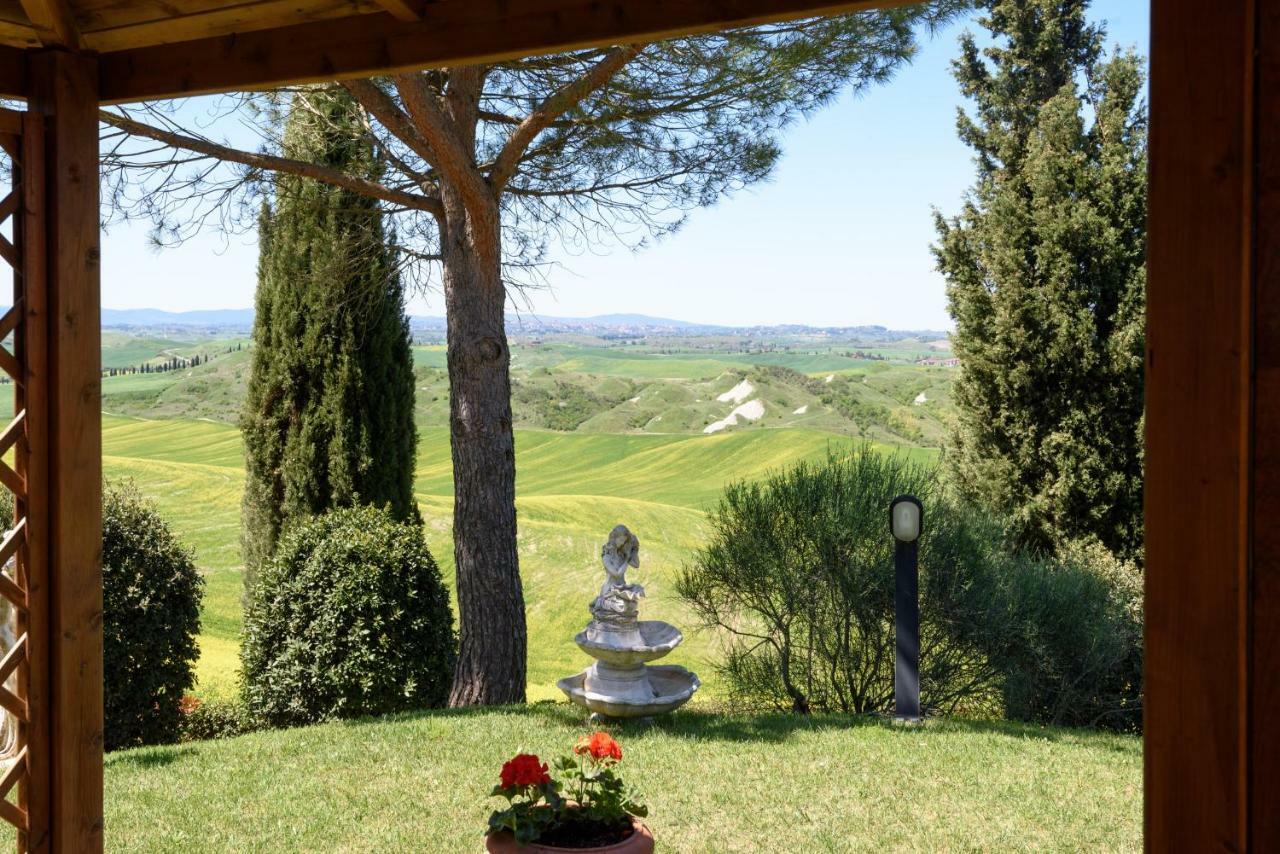 Tuscany Balcony: Crete Senesi Casetta Eksteriør bilde