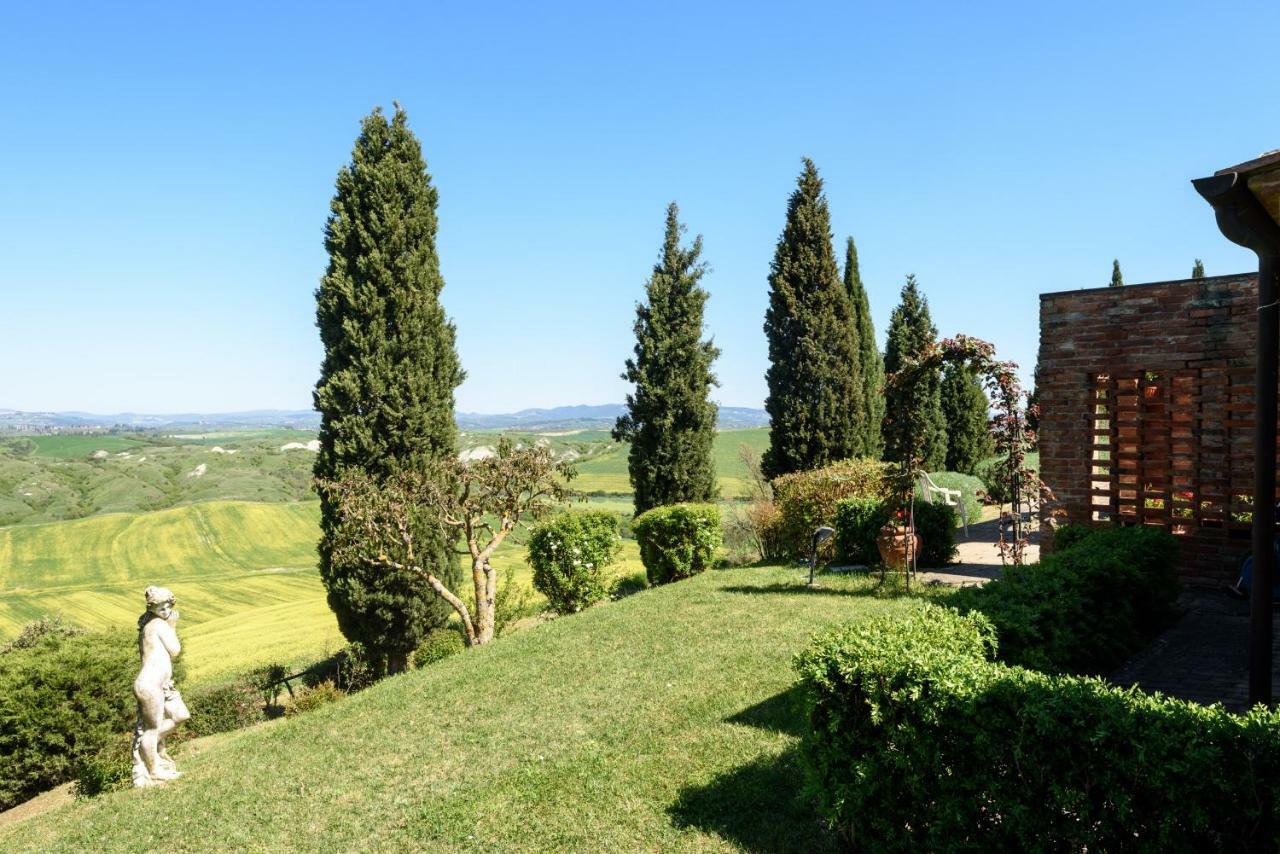 Tuscany Balcony: Crete Senesi Casetta Eksteriør bilde
