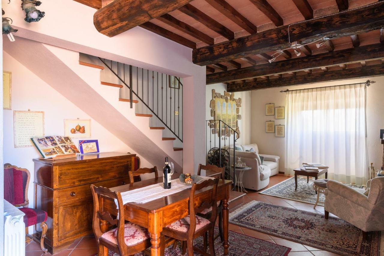 Tuscany Balcony: Crete Senesi Casetta Eksteriør bilde