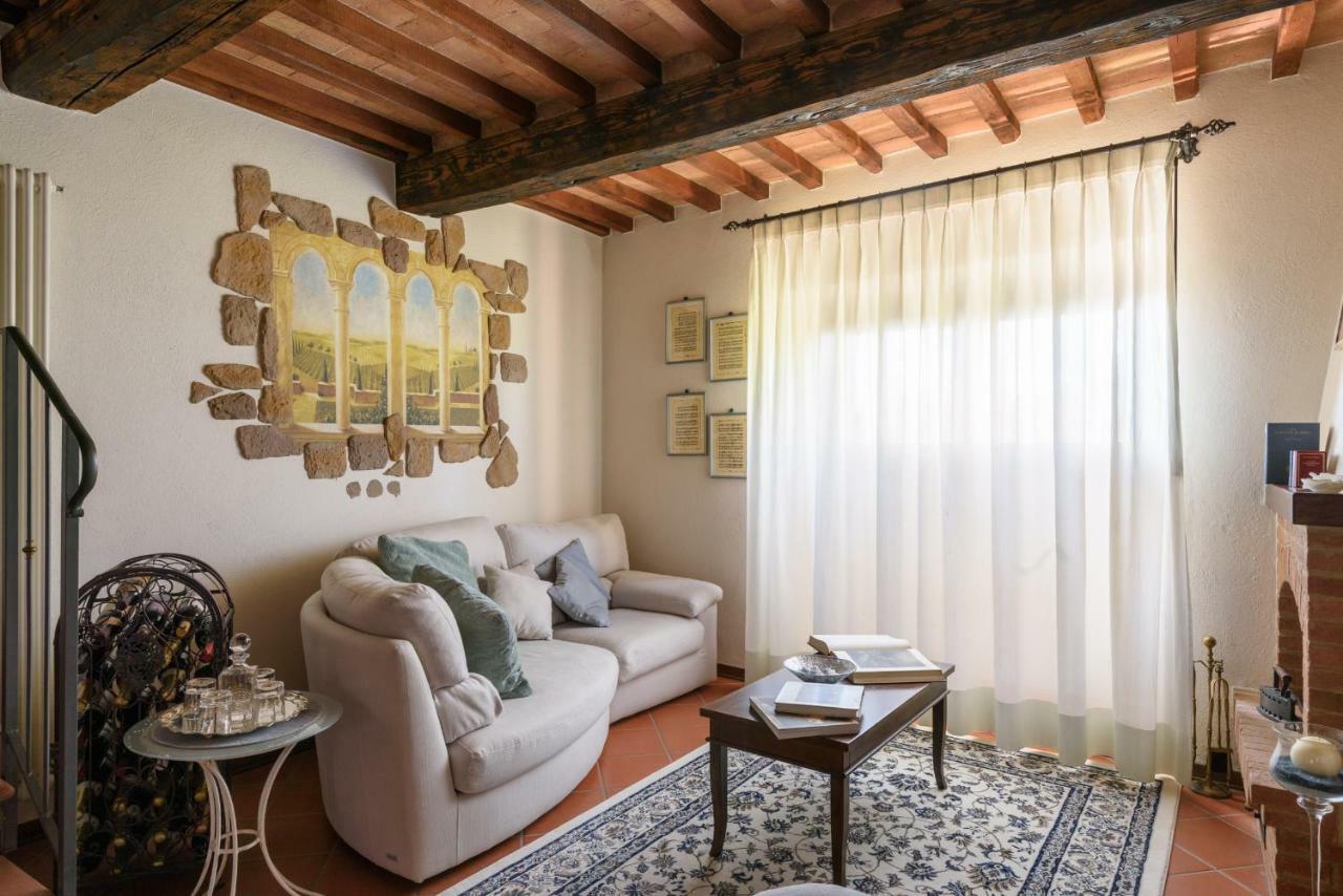 Tuscany Balcony: Crete Senesi Casetta Eksteriør bilde